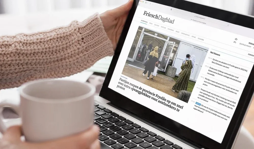 Picture website Friesch Dagblad