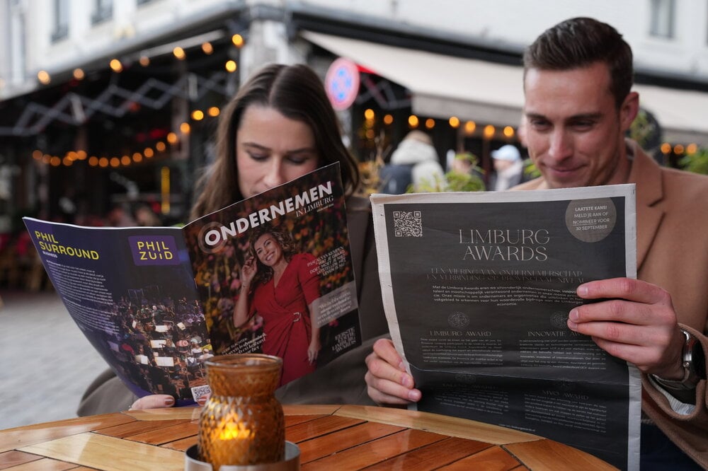 Magazine en Business bijlage Ondernemen in Limburg