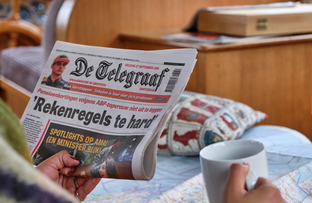 Foto website De Telegraaf