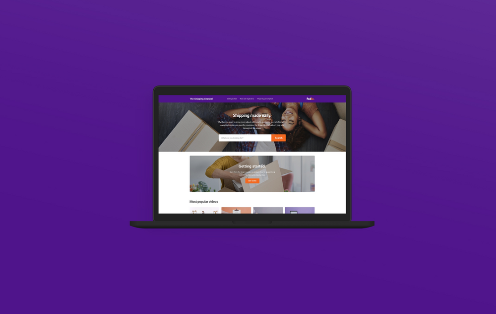 Photo FedEx webshop