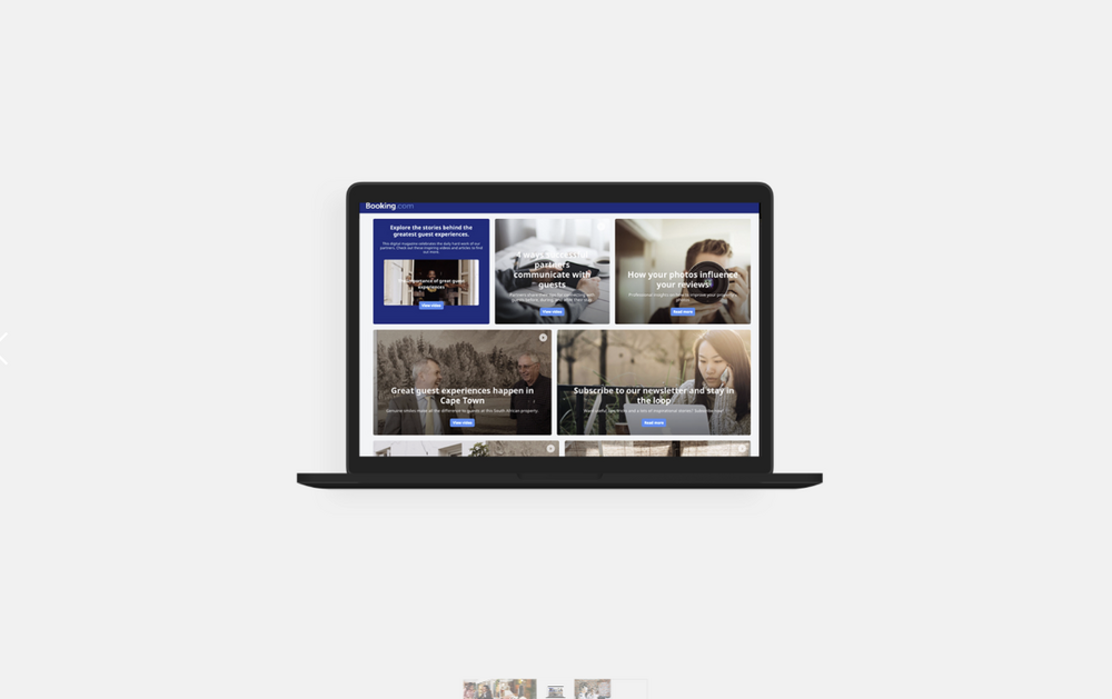 Foto Booking.com website
