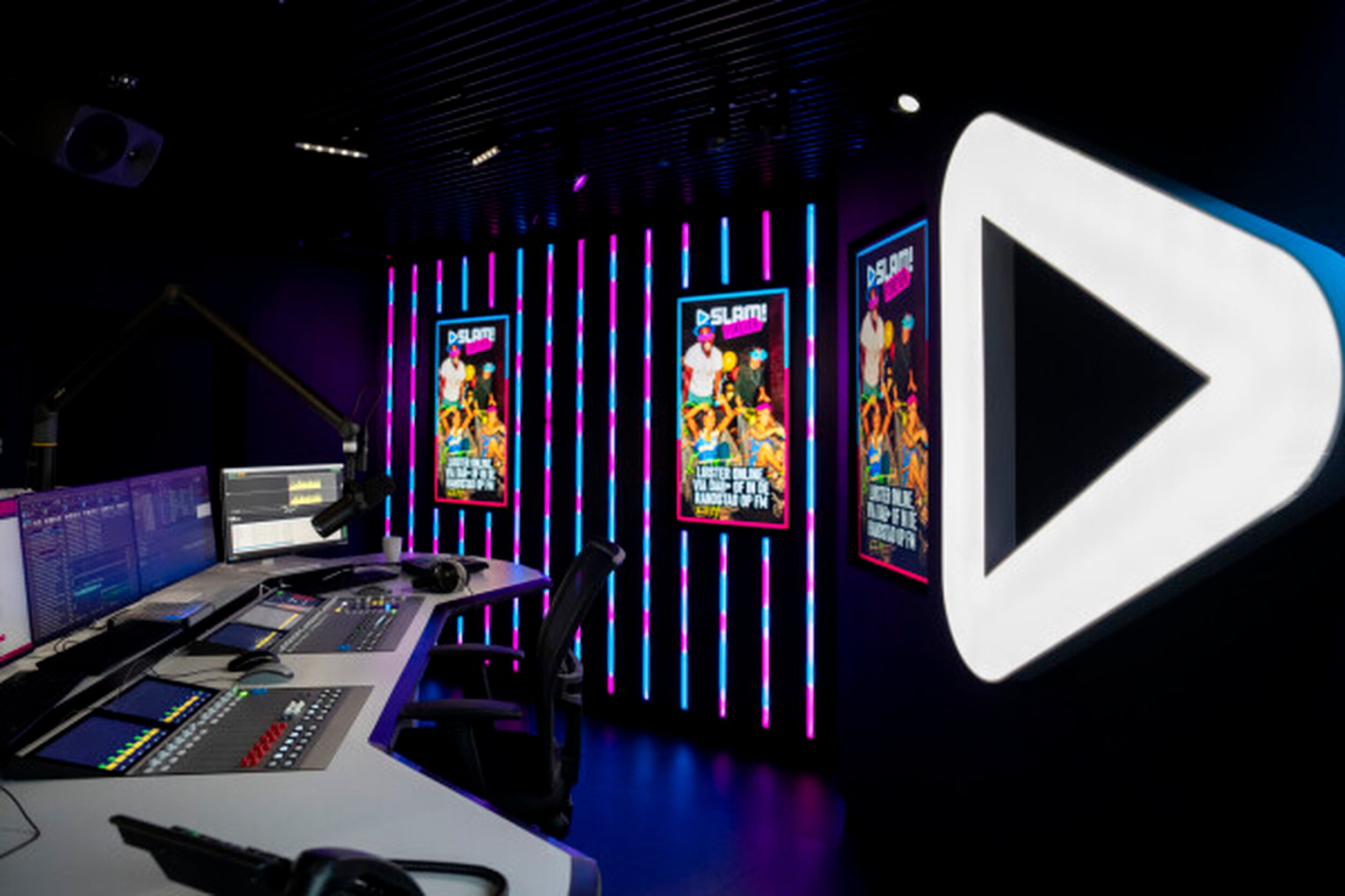 Studio van SLAM! credits: SLAM!