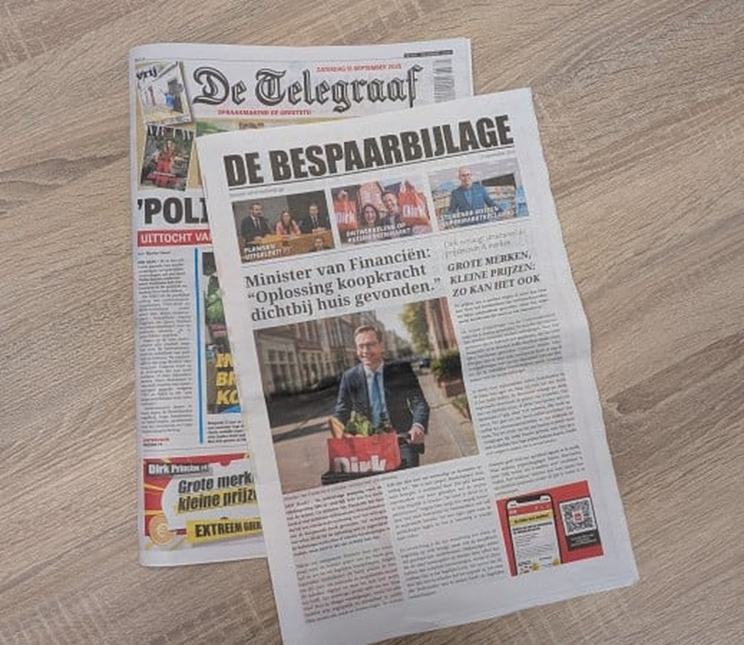 The savings supplement: Dirk firmly latches onto Prinsjesdag