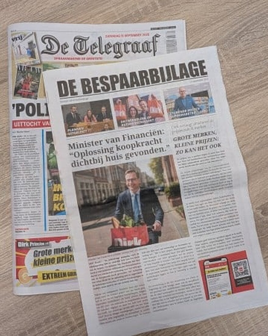 De bespaarbijlage: Dirk haakt stevig in op Prinsjesdag